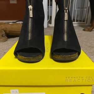 French Connection peep toe heels